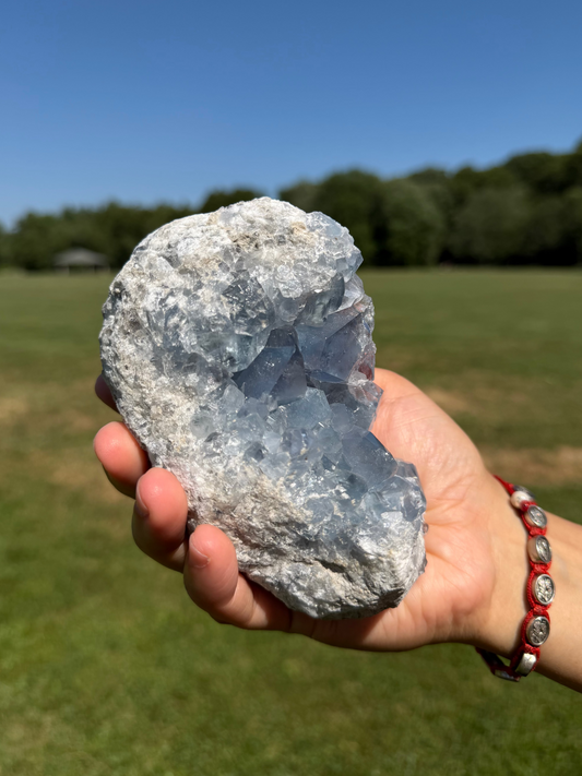 Raw Celestite Cluster "Ariana"