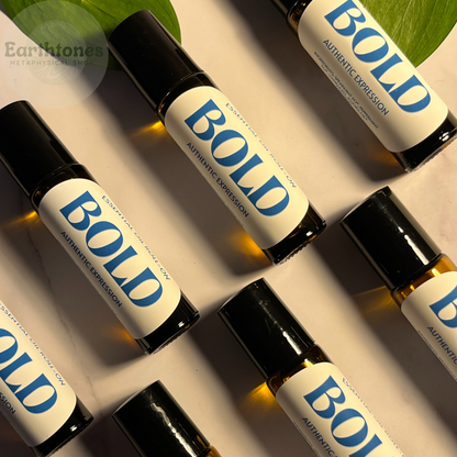 Multiple bottles of 'BOLD' with a neutral background