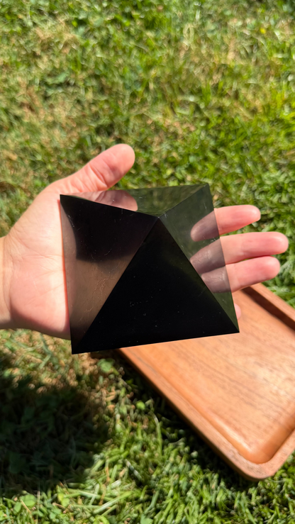 Shungite Polished Pyramid "Bella"