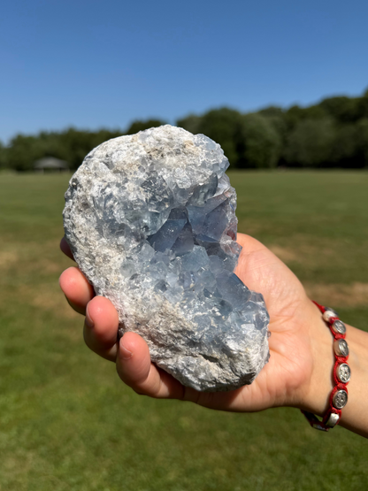 Raw Celestite Cluster "Ariana"
