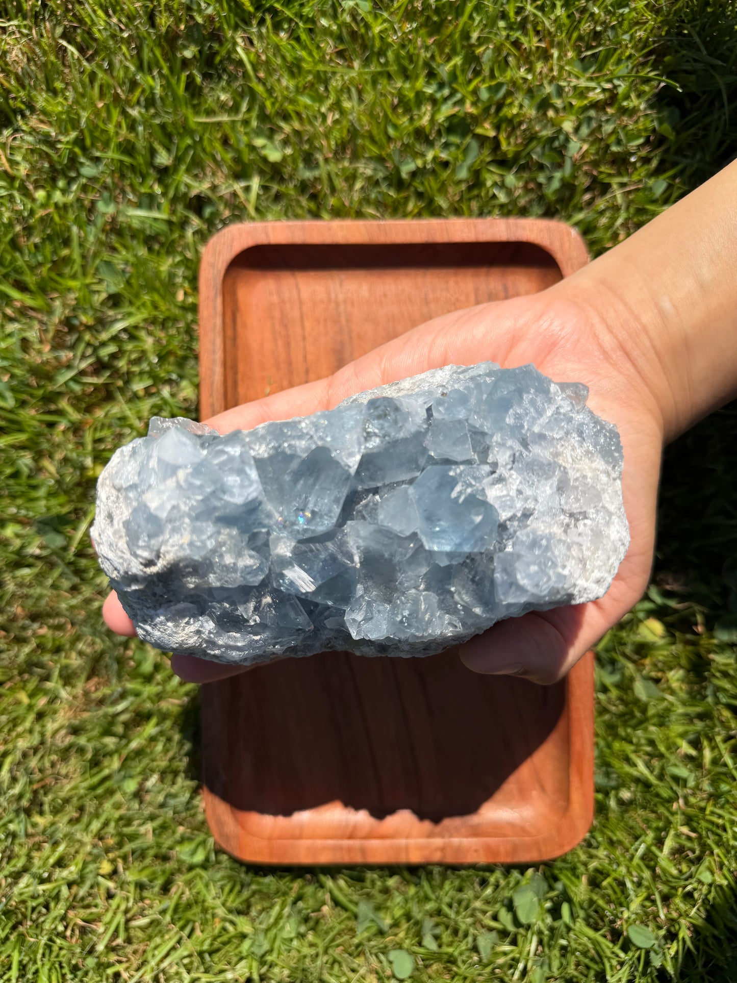 Raw Celestite Cluster "Ariana"