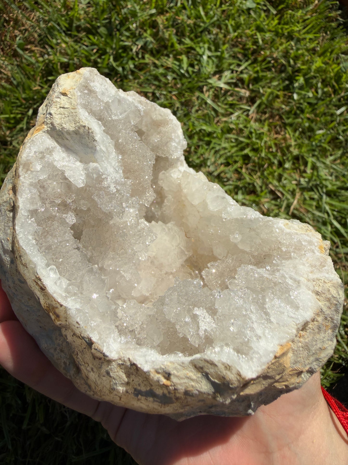 Moroccan Druzy Quartz Geode "Edward"