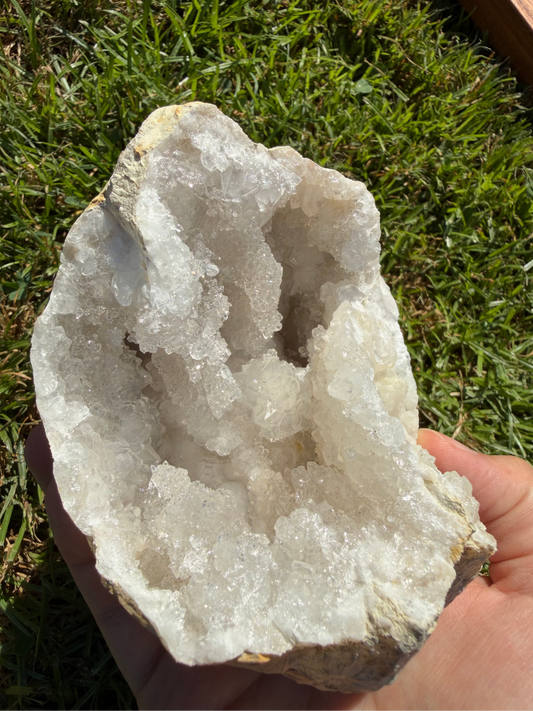 Moroccan Druzy Quartz Geode "Edward"