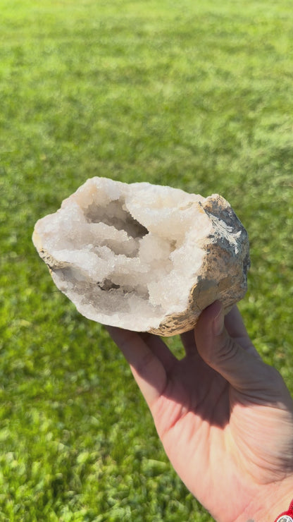 Moroccan Druzy Quartz Geode "Edward"