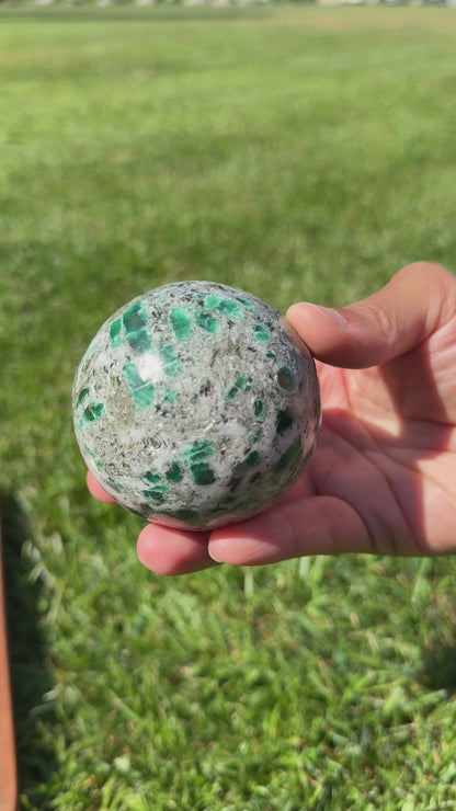 Emerald Sphere "Esme"