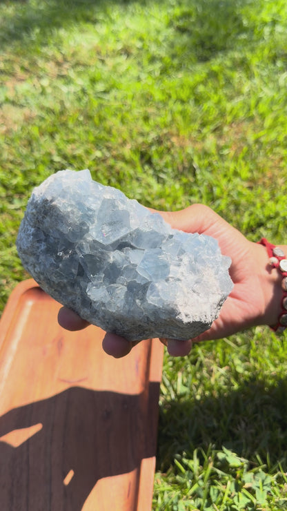 Raw Celestite Cluster "Ariana"